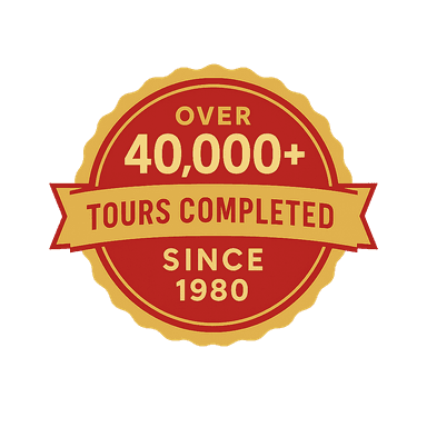 Over 40,000 tours completed since 1980